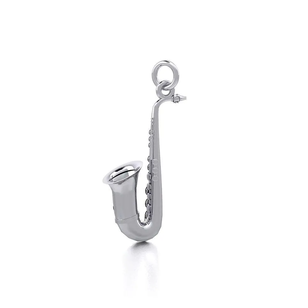 Saxophone Silver Charm SC517